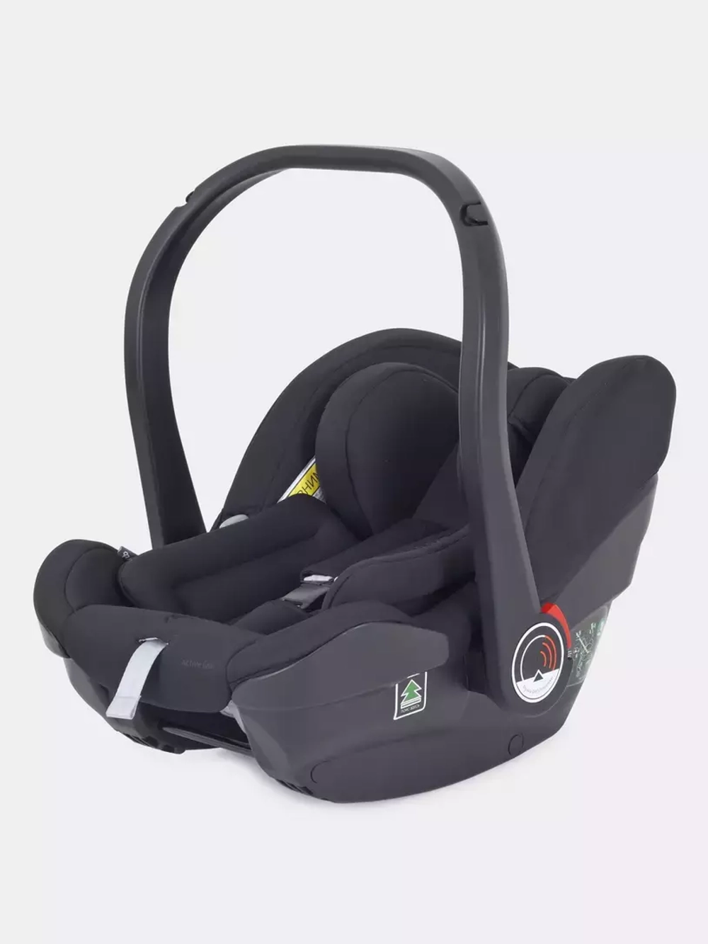 Автокресло RANT AY328 Pro "CARRY" Active Line (Black) группа 0+  (0-13 кг)
