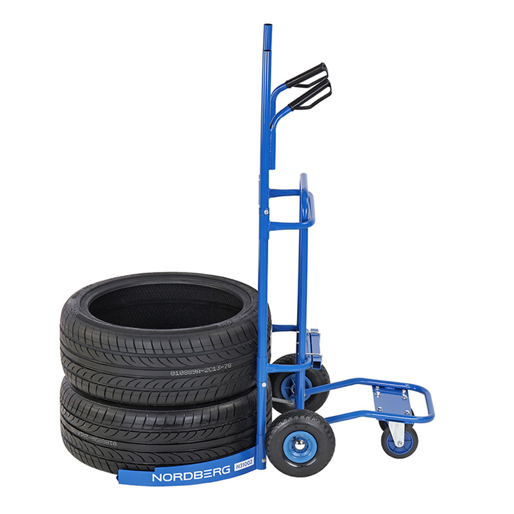 NORDBERG (N31002) Тележка для транспортировки колес с захватами, 150 кг