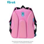 Ранец Först F-BASE "Kitty-sweety" 36*29*17 см, 3 отделения, 2 кармана, анатомическая спинка