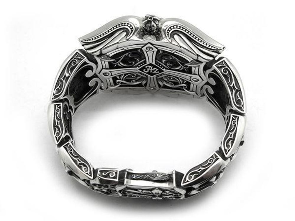 Часы из серебра Great Cross AZW-002BS