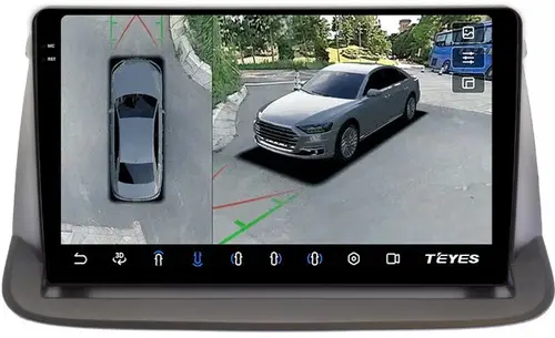 Магнитола для Honda Stepwgn 3 2005-2009 - Teyes CC3-2K-360 на Android 10, Быстрая, 2K QLED, CarPlay, 4G SIM-слот, 4 камеры в комплекте