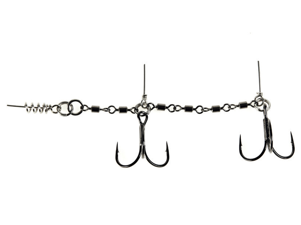 Оснастка стальная Lucky John STINGER POWER CHAIN размер XL