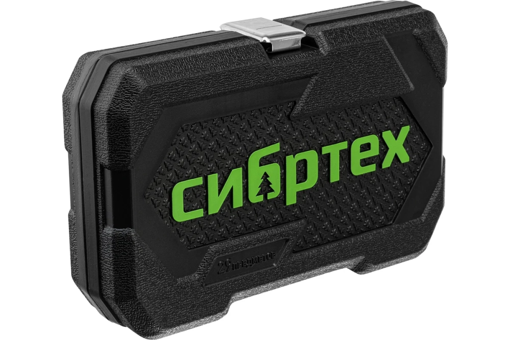 Набор инструментов СИБРТЕХ 1/4", пластиковый кейс, 29 предметов 13392