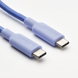 IKEA LILLHULT  (ИКЕА ЛИЛЛХУЛТ)  -  Кабель USB-C - USB-C - сиреневый, 3.0 м
