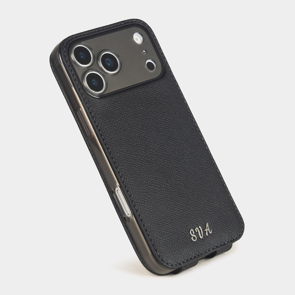 Чехол для iPhone 17 Pro Max - кожа ящерицы, бордовый
