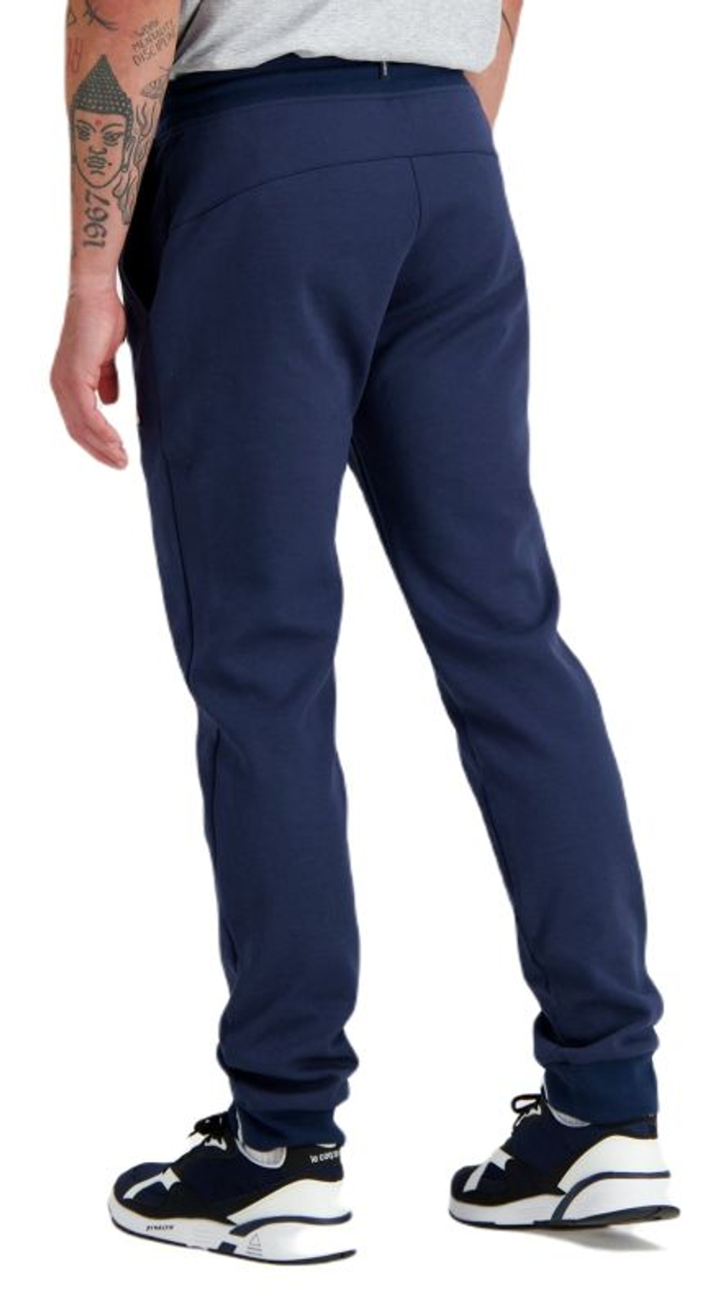 Мужские теннисные брюки Le Coq Sportif ESS Pant Slim N°1 SS23 - dress blues