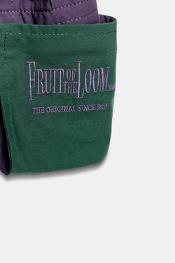 ZARA - FRUIT OF THE LOOM™ РУБАШКА С КОНТРАСТНЫМ ПРИНТОМ, СИРЕНЕВЫЙ