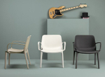 Кресло пластиковое Scab Design Ginevra Lounge, тортора