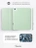 Чехол книжка для iPad Air 13" M2 / Pro 12,9" (3,4,5,6 gen) Gurdini Milano Series Pistacho