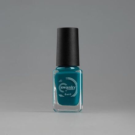 Swanky Stamping Лак для стемпинга S66 темно-бирюзовый, 6мл