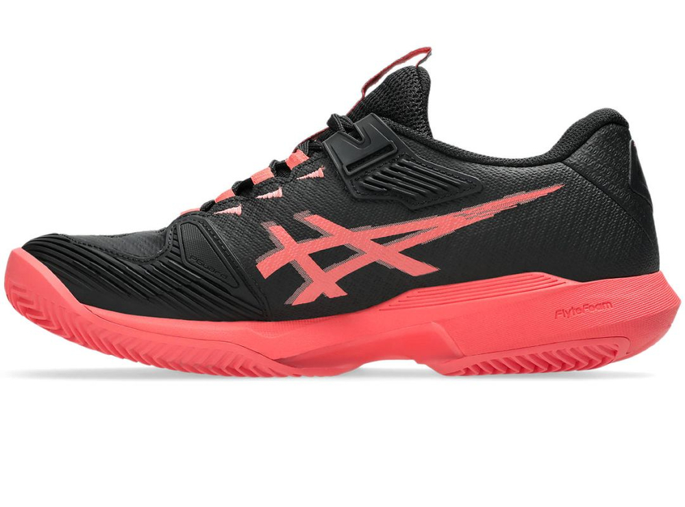 Женские теннисные кроссовки Asics Solution Speed FF 4 Clay — чёрный/сиена