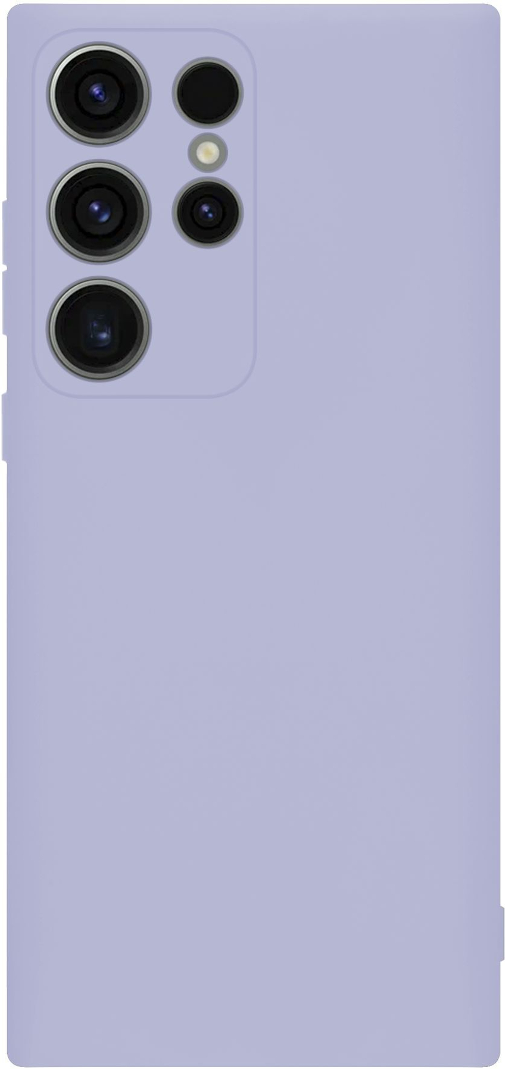 Мягкий Soft Touch чехол из силикона для SAMSUNG GALAXY S23 ULTRA с бархатной подкладкой