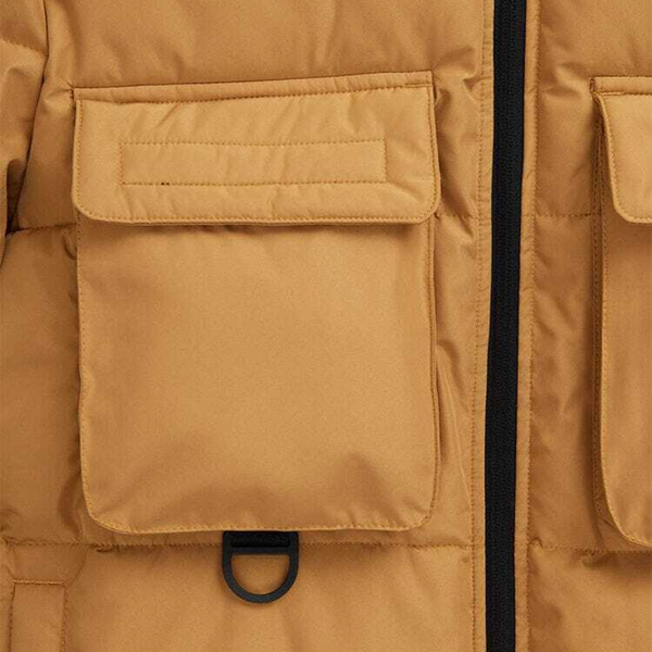 Куртка Alpha Industries Hooded Puffer Bronzed Brown (Коричневый)