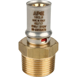 Переходник с наружной резьбой   3/4"x16