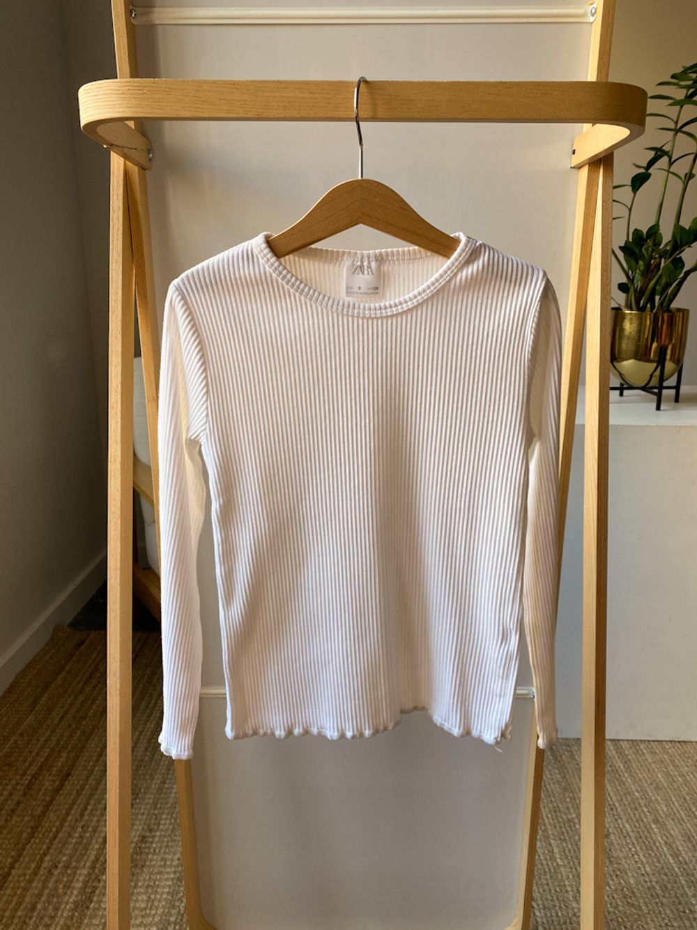 Хлопковый лонгслив  Zara, 128