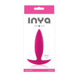 Малая силиконовая анальная пробка для ношения Inya Spade Small (10,3 см , ярко-розовый) (Цвет: ярко-розовый)