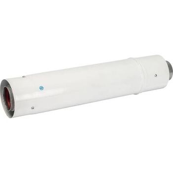 STOUT Элемент дымохода  Ø60/100 труба коаксиальная телескопическая 470-750 мм п/м, уплотнения и хому
