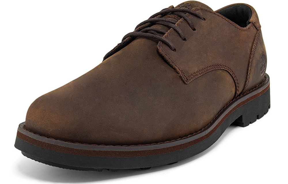 Timberland Leather Shoes Men"s Dark Brown