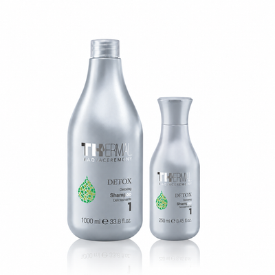 Очищающий детокс-шампунь для глубокого очищения волос Emsibeth Thermal Detox