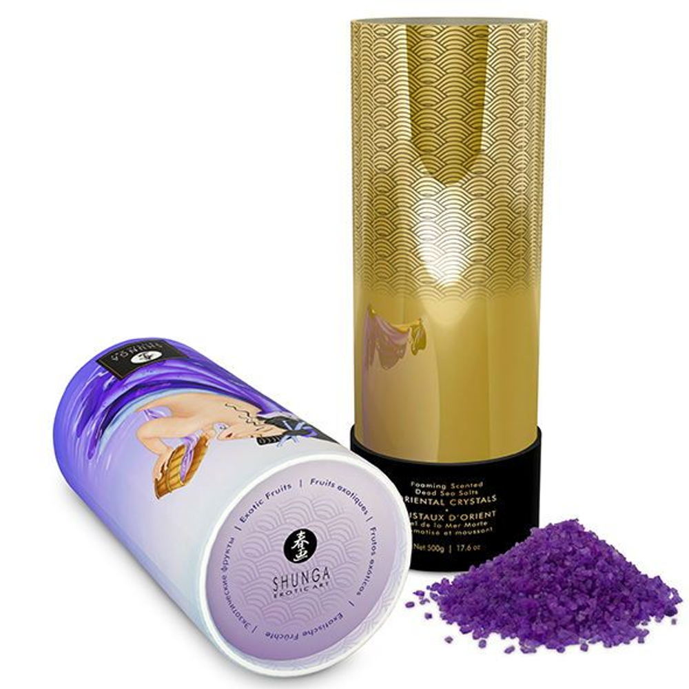 Соль для ванны Oriental Crystals Bath Salts Exotic Fruits с ароматом Экзотических Фруктов (500 г)