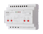 Реле защиты электродвигателей AZD-M-01 3х400/230+N 2х8А 2х1P IP20 защита трехфазн. двигателей до 30кВт с транс. тока более 30кВт с USB-портом