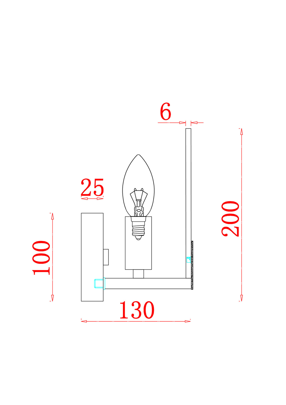 Настенный светильник (бра) Freya FR5237WL-01BS