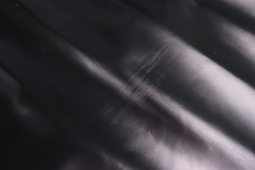 Уценка: 0,9-1,2 Кожа Камелия Черная 154дм²