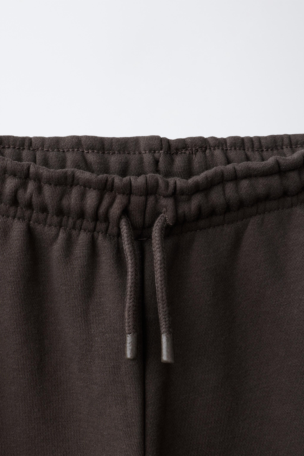 ZARA БРЮКИ-ДЖОГГЕРЫ WIDE LEG, КОРИЧНЕВЫЙ