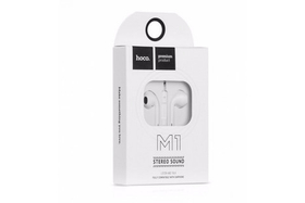 Гарнитура mini jack 3.5 Hoco M1 (вкладыши) Белый