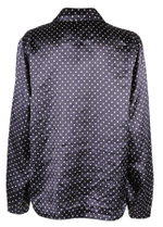 COMME DES GARCONS GIRL БЛУЗА СИНЯЯ В ГОРОХ