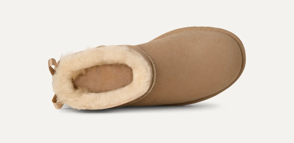 UGG Угги Ultra Mini Bailey Bow, песочный