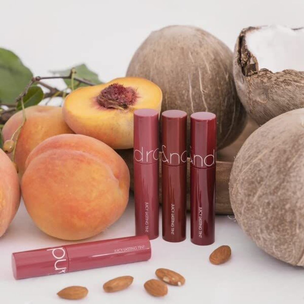 Сочный стойкий глянцевый тинт для губ Rom&Nd Juicy Lasting Tint #19 Almond Rose, 5.5гр