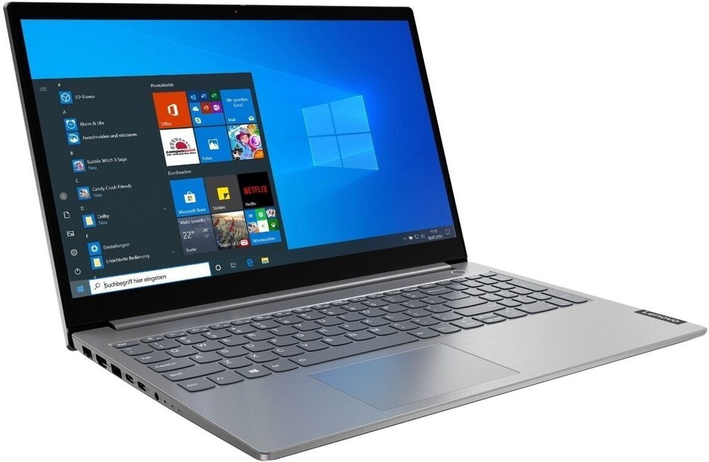 Ноутбук Lenovo ThinkBook 15-IIL Intel Core i3 1005G1, 1.2 GHz, 4096 Mb, 15.6; Full HD 1920x1080, 256 Gb SSD, DVD нет, Intel UHD, No OS, серый, 1.7 кг, 20SM002URU