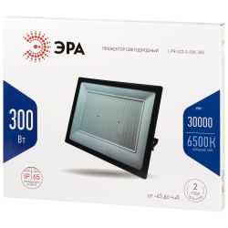 Прожектор светодиодный уличный ЭРА LPR-023-0-65K-300 300Вт 6500K IP65 гарантия 2 года | Прожекторы Стандарт