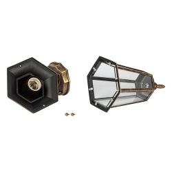 Светильник уличный настенный ЭРА «Веледа» GBW-104-1-BR-0360 230В Е27 IP54 бронза вниз | Садово-парковые светильники