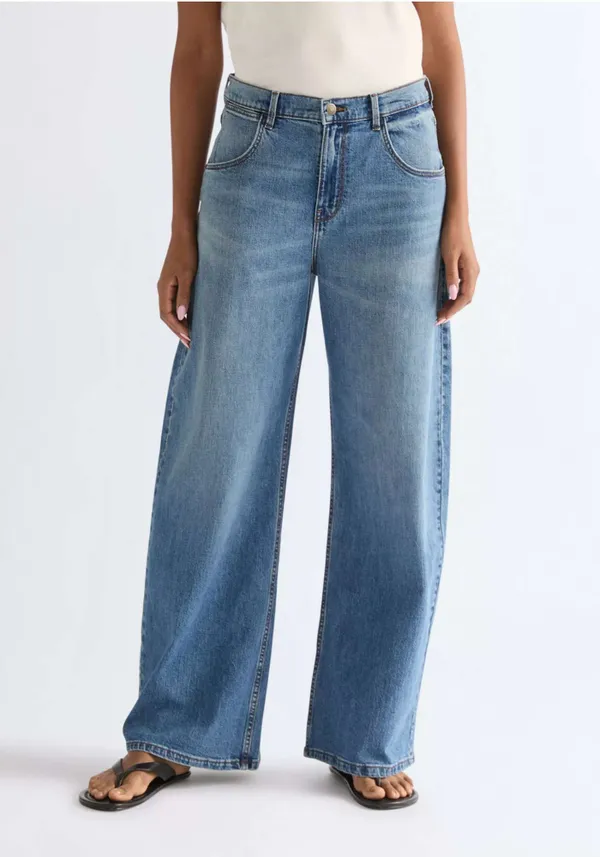 Джинсы женские WRANGLER LR ULTRA BARREL STORMY DUST