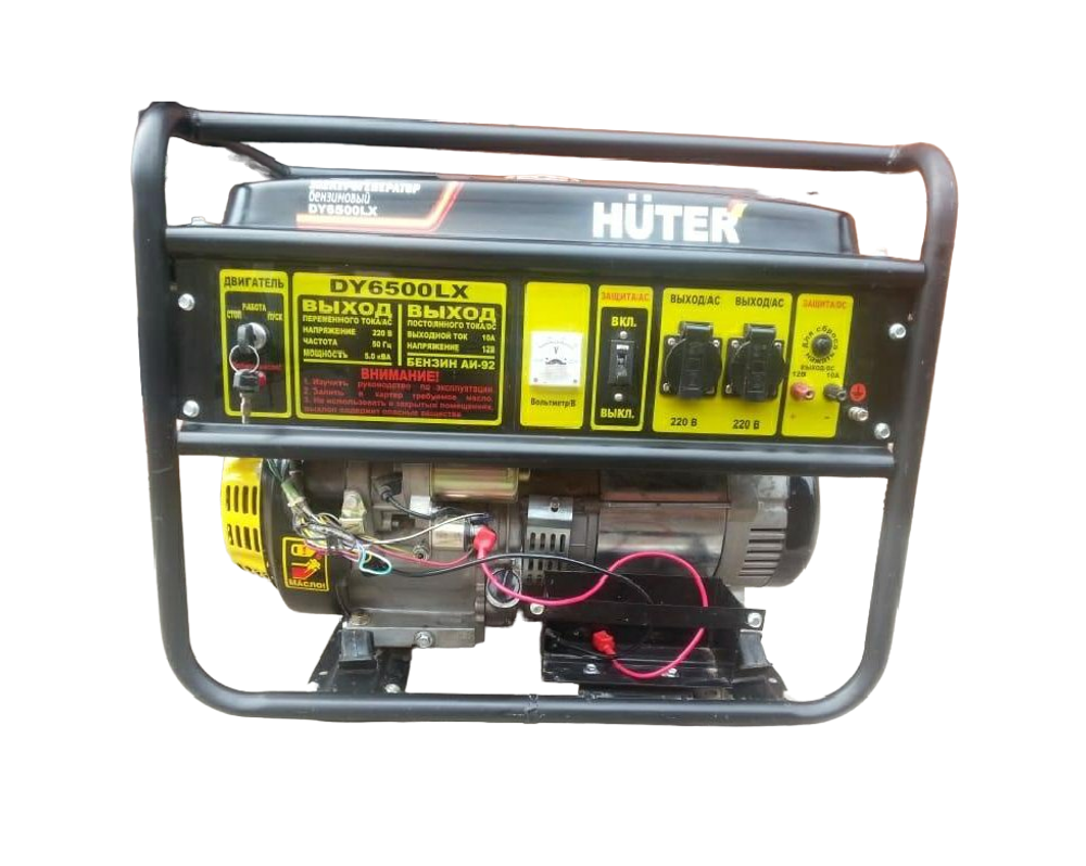 Бензиновый генератор Huter DY6500LX Бензиновый генератор Huter DY6500LX