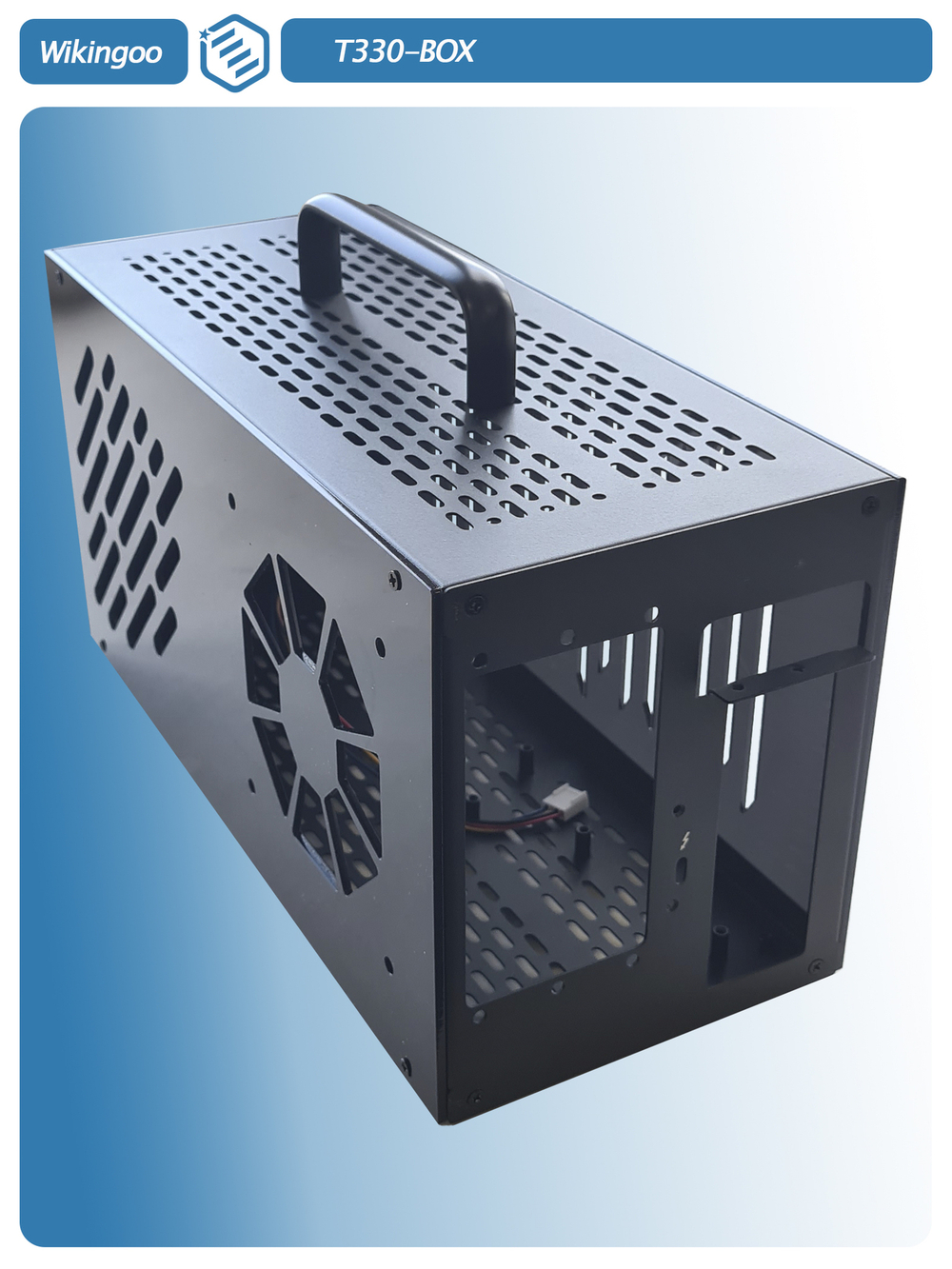 Внешний корпус для видеокарты Wikingoo T330. Только корпус.
