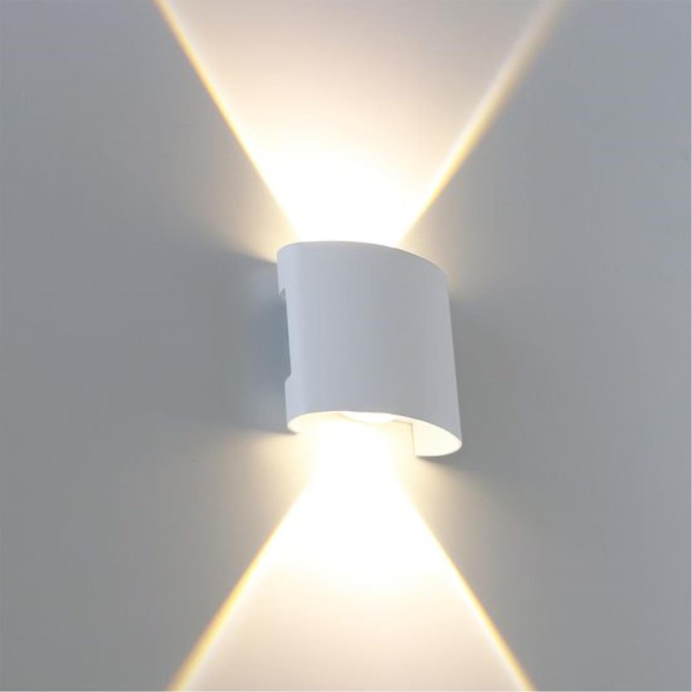 Уличный настенный светодиодный светильник Arte Lamp BOSTO A3122AL-2WH