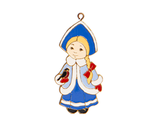 Елочная игрушка Снегурочка