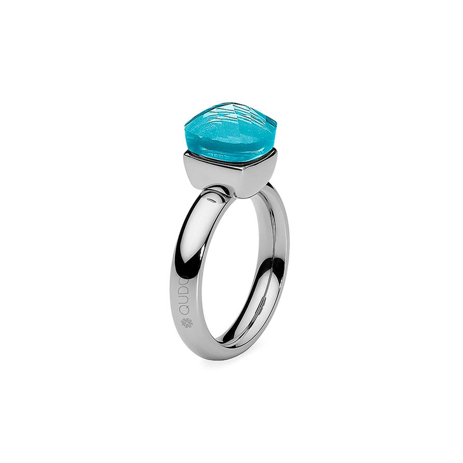 Кольцо Qudo Firenze aqua 18 мм 610074/17.8 BL/S размер 18
