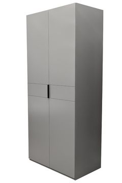 GD-10013/2-6 Шкаф Alto двухд с полками, цвет серый Кобальт, фасад глухой 100*57*228.5см