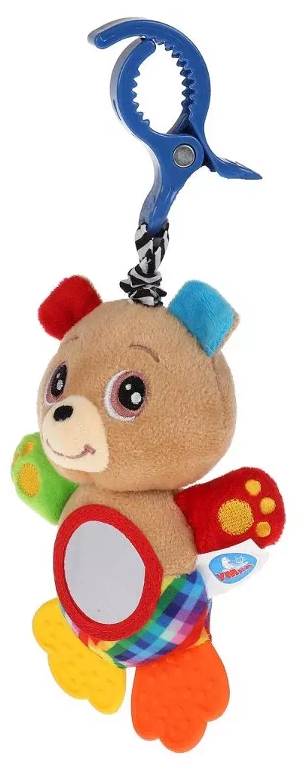 341387/Текстильная игрушка подвеска мишка с вибрацией на блистере Умка/RTH-BEAR/1