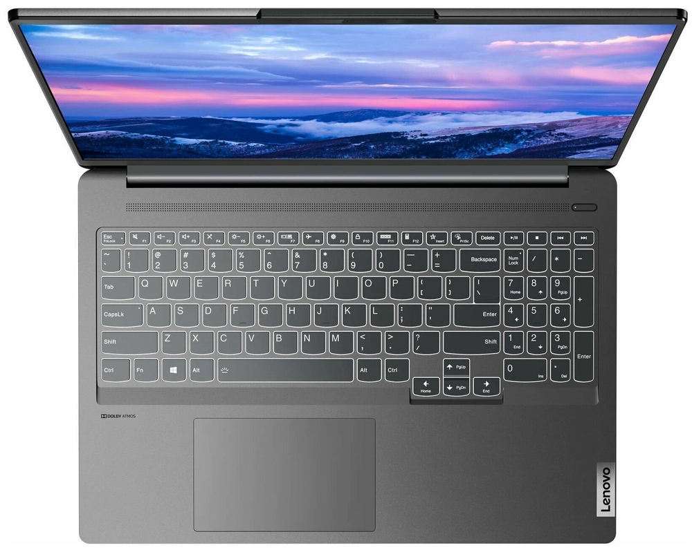 Ноутбук Lenovo ideapad 5 Pro-16ACH6. Конфигурация: AMD Ryzen 5 5600H 3.3 ГГц/16 ГБ/512 ГБ SSD/nVidia GeForce RTX 3050 4 ГБ/Free DOS/16"/2560x1600 пикс. 120Hz/A1