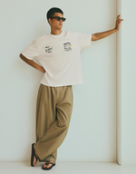 Мужская футболка relaxed fit с принтом, арт. 2585/071 - BERSHKA