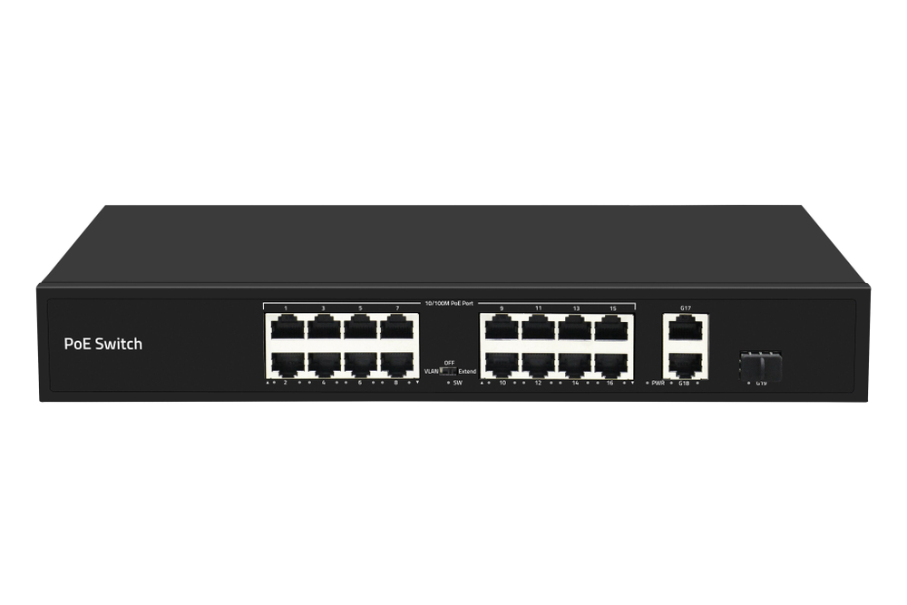 ST-NS016MB-GDF Коммутатор с питанием по PoE Smartec