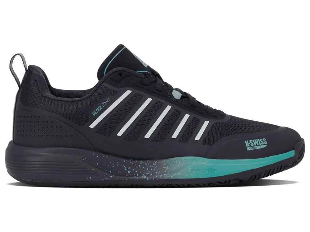 Мужские кроссовки для Padel K-Swiss Ultra Court Padel - carbon/blanc de blanc/baltic