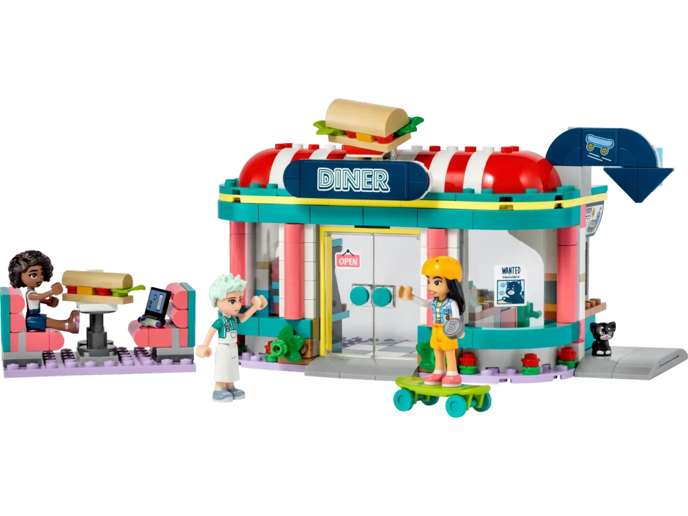 Конструктор LEGO Friends 41728 Закусочная в центре Хартлейк