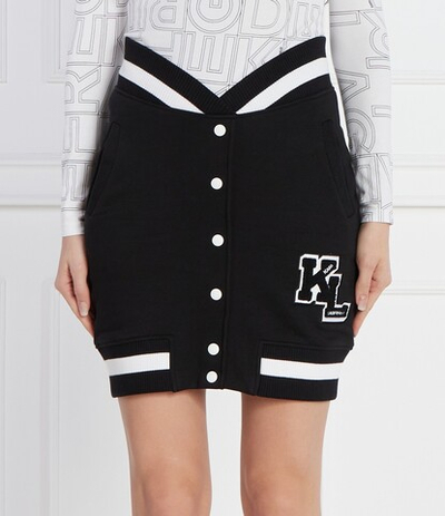 Юбка varsity Karl Lagerfeld - черный(240W1250)