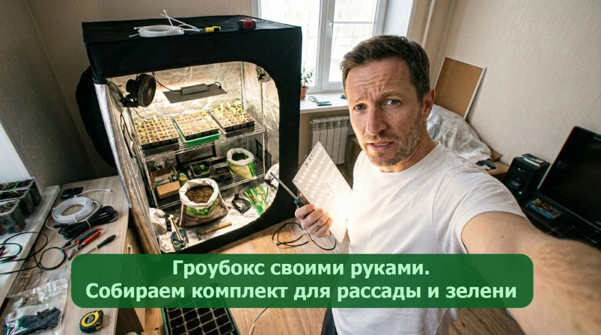 Гроубокс своими руками: собираем комплект для рассады и зелени